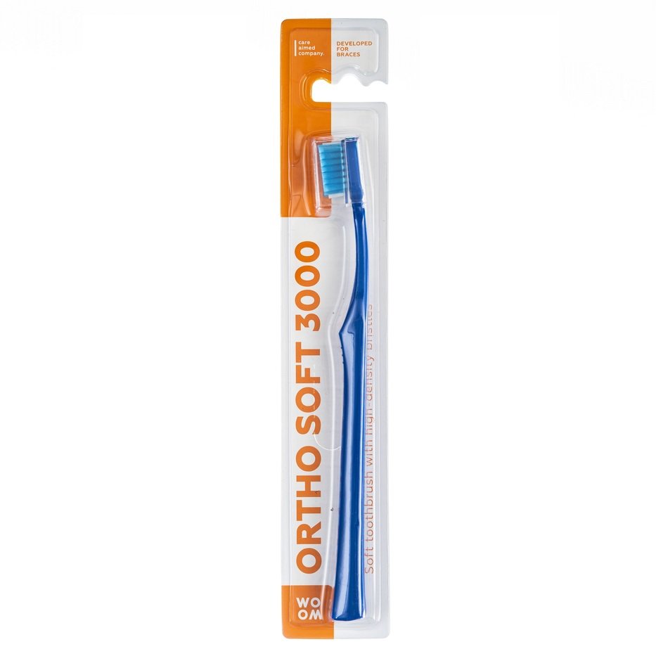 Woom Ortho Soft 3000 Toothbrush Ortodontyczna Szczoteczka Do Zębów