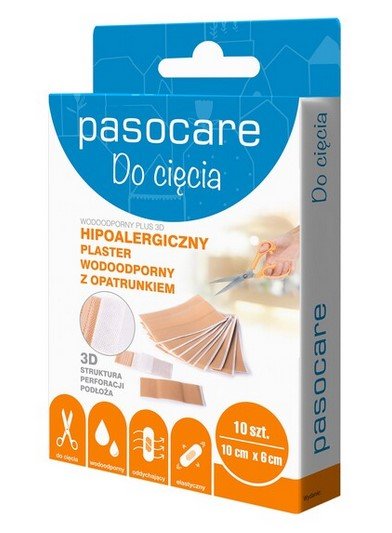 Wyrób medyczny Pasocare Plus Plastry wodoodporne 1m x 6 cm 10 szt