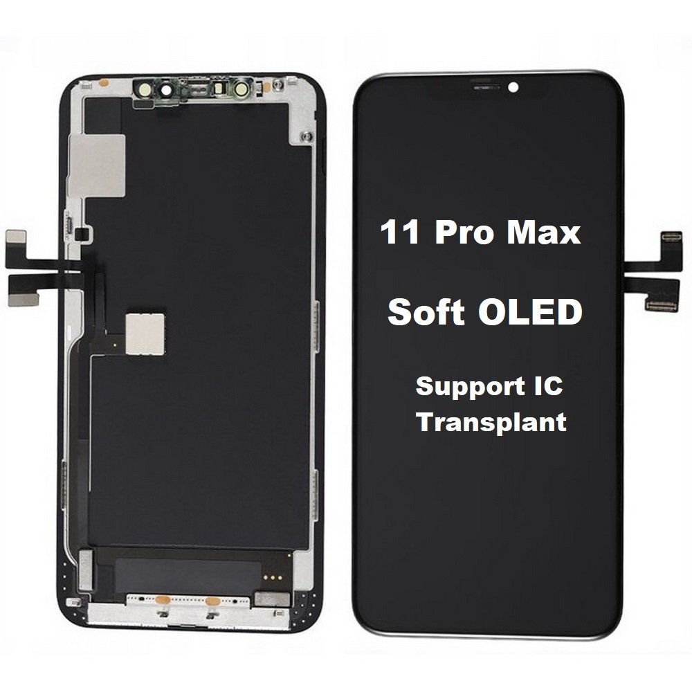 Wyświetlacz LCD ekran dotyk do iPhone 11 Pro Max Soft OLED Wymienny