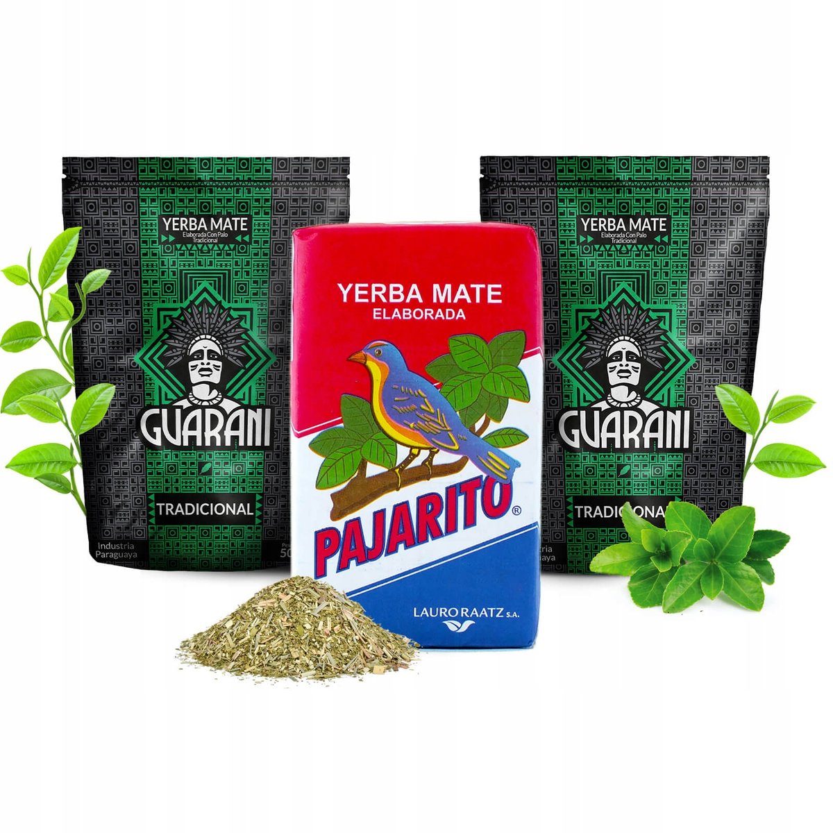 Yerba Mate Pajarito Elaborada Con Palo 2x1kg 2kg Guarani Sklep