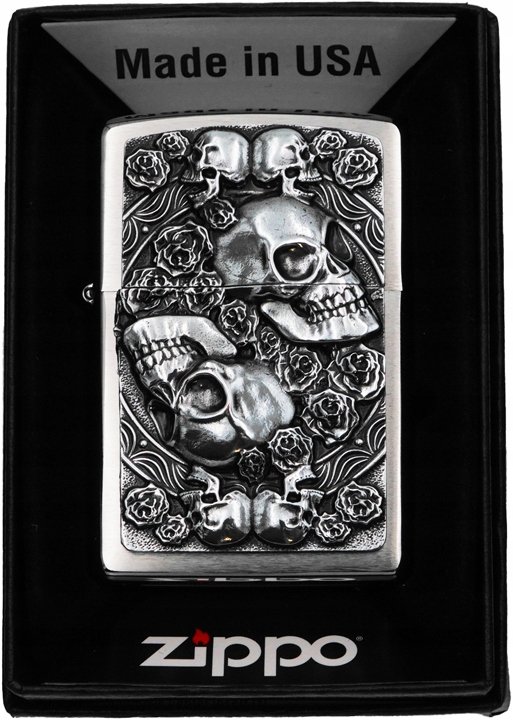 Zapalniczka Zippo Skull And Roses Zippo Sklep Empik