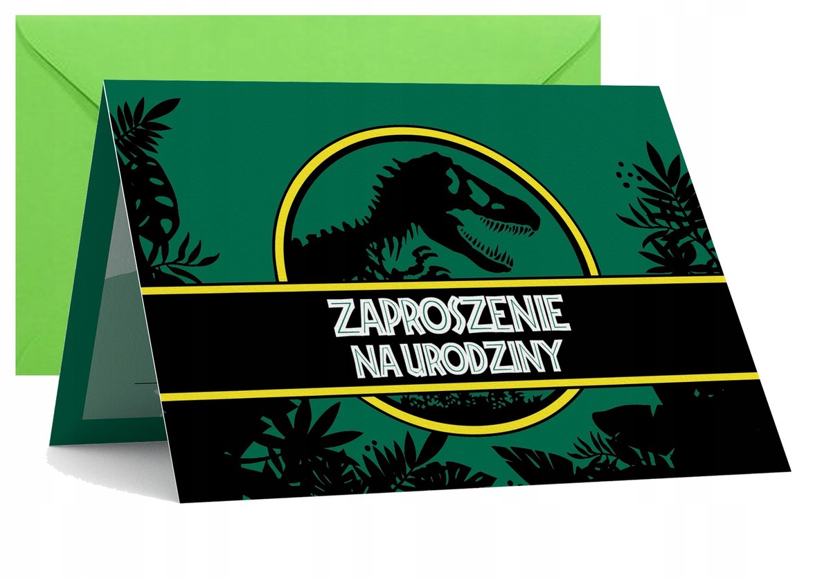 ZAPROSZENIE URODZINOWE Jurassic World ZAPROSZENIA Dodo Sklep EMPIK