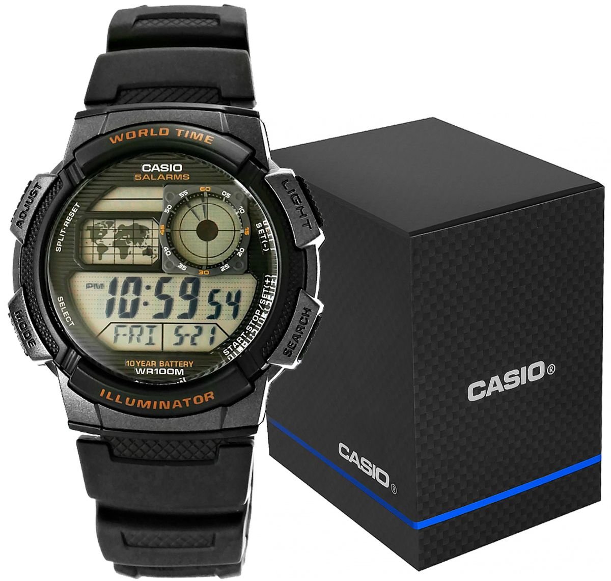 Zegarek M Ski Casio Ae W Avef Box Casio Moda Sklep Empik