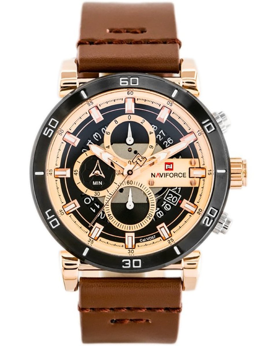 ZEGAREK MĘSKI NAVIFORCE NF9131 zn086d rose gold BOX NAVIFORCE