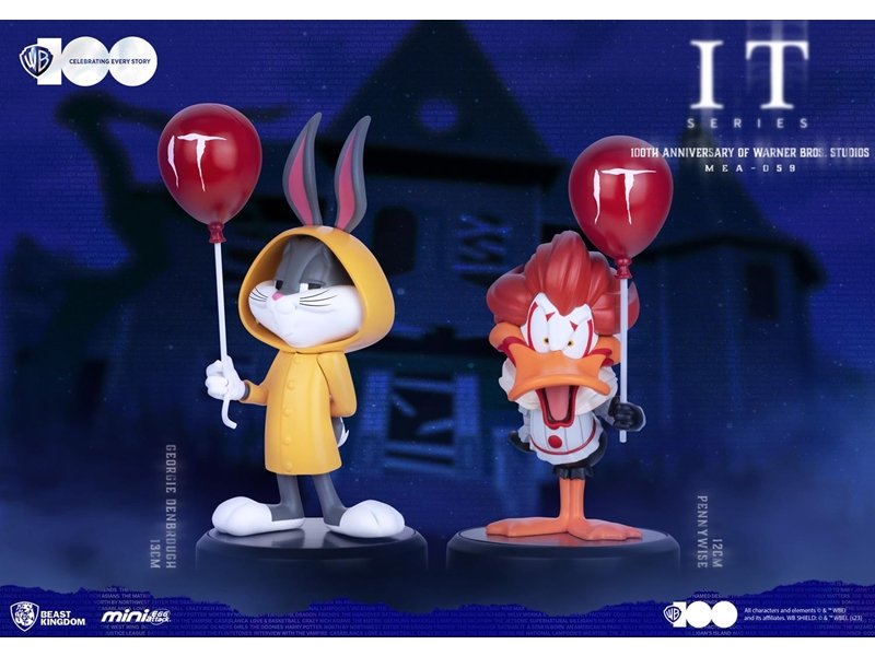 ZESTAW 2 MINIFIGUREK JAJKA ATAKU LOONEY TUNES KRÓLIK BUGS I KACZNIK