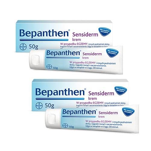 Zestaw Bepanthen Sensiderm Krem 2 X 50G Bepanthen Sklep EMPIK