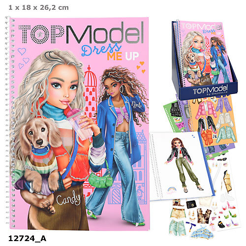 Zestaw Dress Me Up Big Top Model Z Naklejkami 12724A Depesche Sklep