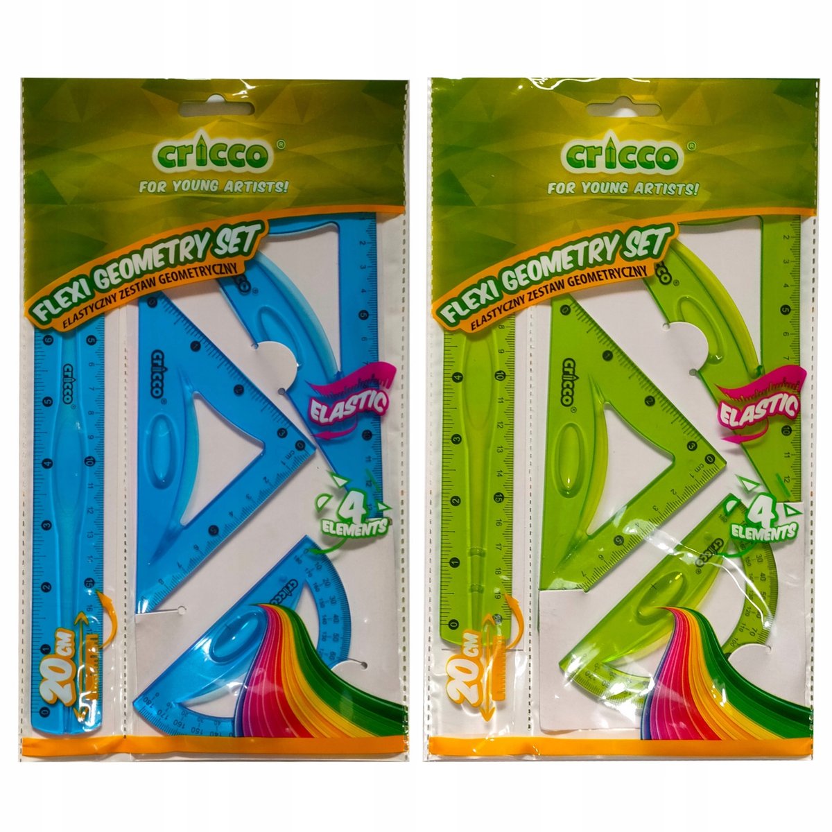 Zestaw Geometryczny Flexi Z Linijk Cm Cricco Cricco Sklep Empik