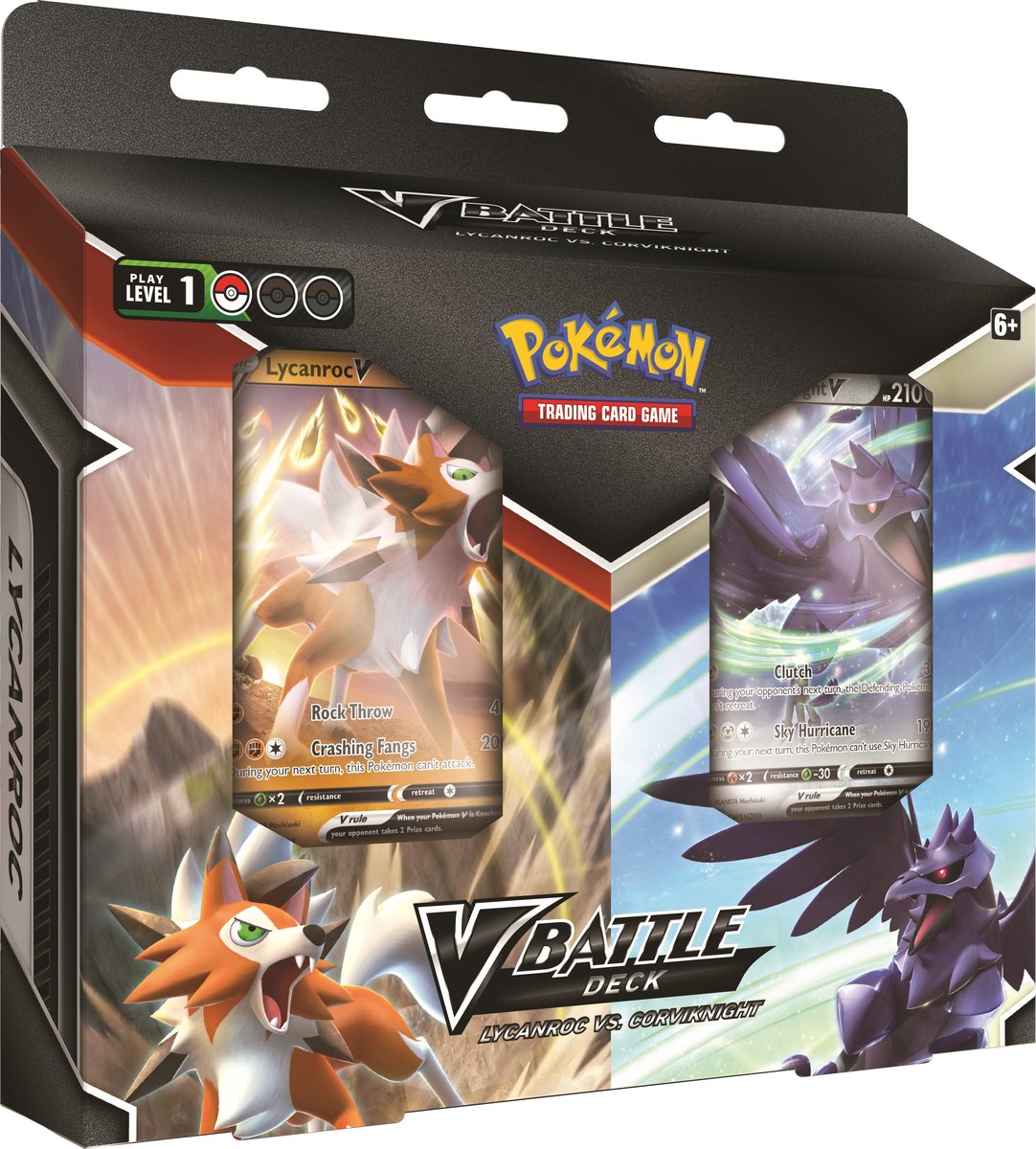 Zestaw Karty Pokemon Tcg V Battle Deck Bundle Lycanroc V Vs