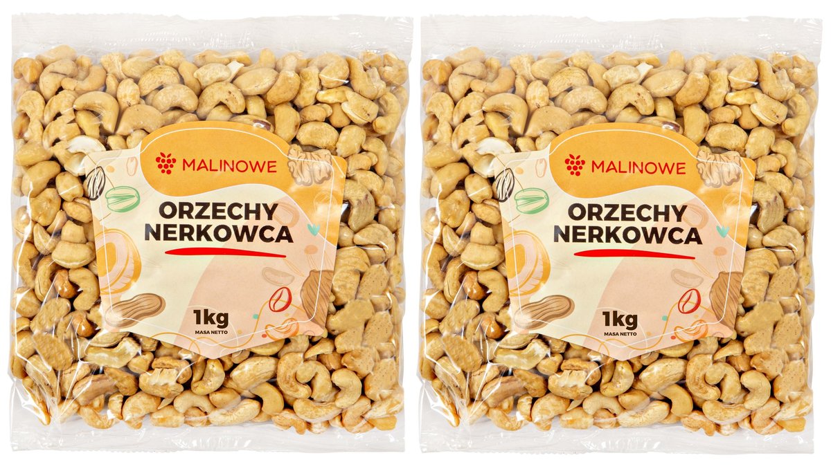 Zestaw Orzechy Nerkowca 2x1kg Malinowe Sklep EMPIK