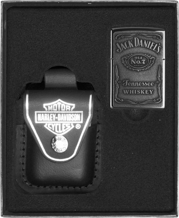 Zestaw Zippo Jack Daniels Chrome Label Prezentowy Zippo Sport Sklep