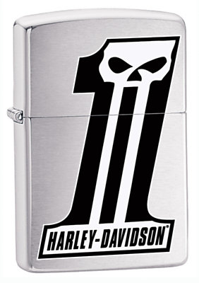 Zippo Zapalniczka Harley Davidson No Brushed Chrome Zippo