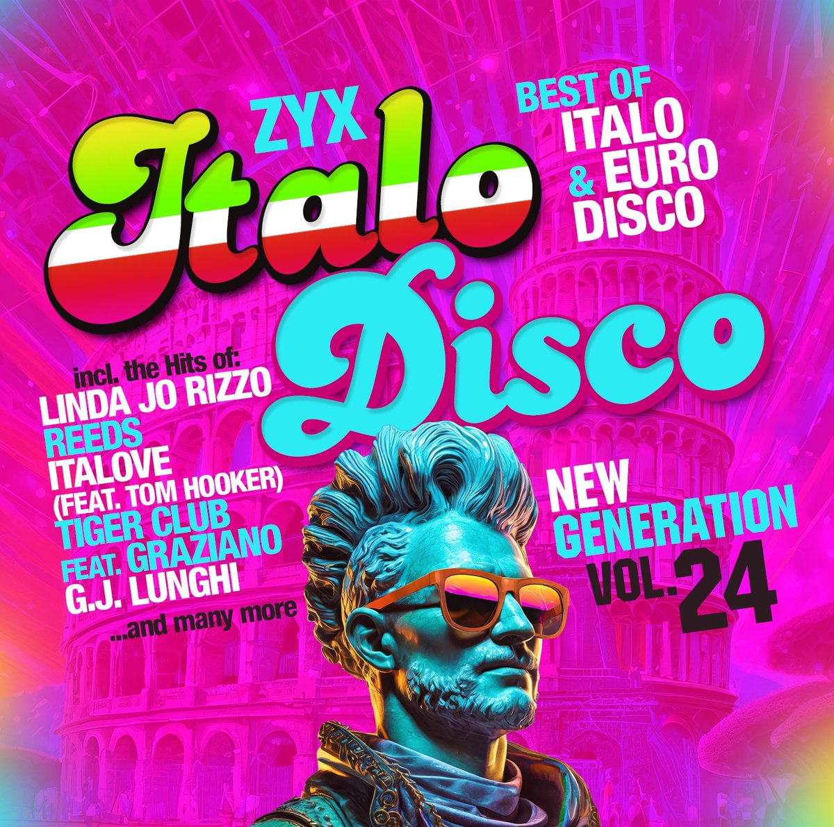 ZYX Italo Disco New Generation Volume 24 Various Artists Muzyka