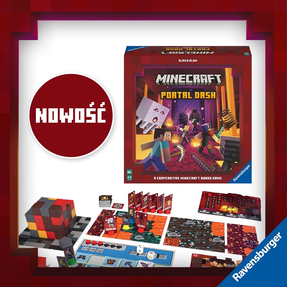 Minecraft Gra Planszowa Portal Dash Ravensburger Sklep Empik