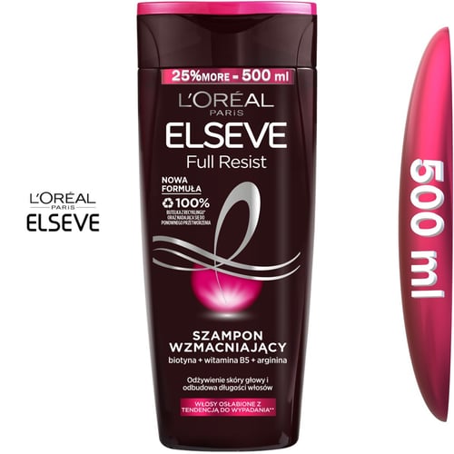 L oreal Paris Elseve Arginine Resist X3 szampon wzmacniający 500 ml