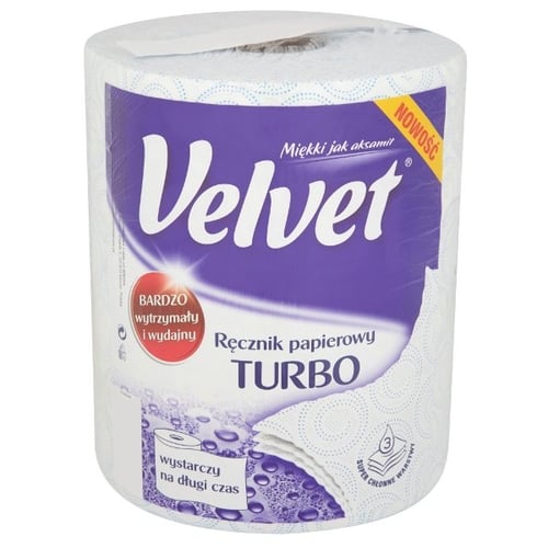 Ręcznik papierowy VELVET Turbo 1 szt Velvet Care Sklep EMPIK