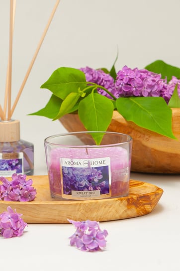 Aroma home Unique Fragrances świeca zapachowa Kwiat Bzu 115 g