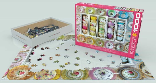 Eurographics Puzzle Tea Cups Boxes El Eurographics Sklep