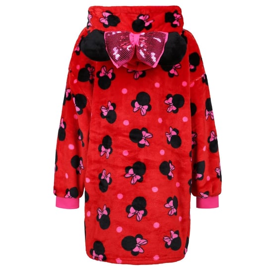 Disney Myszka Minnie Czerwona Dziewcz Ca Bluza Szlafrok Koc Z Kapturem