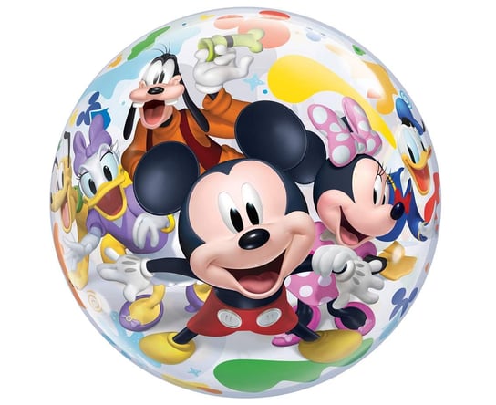 Balon Foliowy 22 QL Bubble Poj Mickey Mouse Fun Qualatex