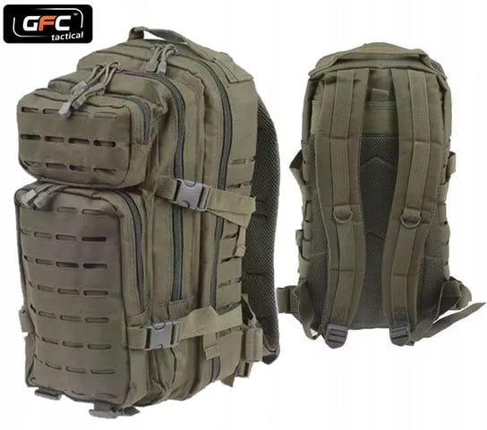 Gf Corp Plecak Typu Assault Pack Laser Cut Olive GFC Tactical Moda