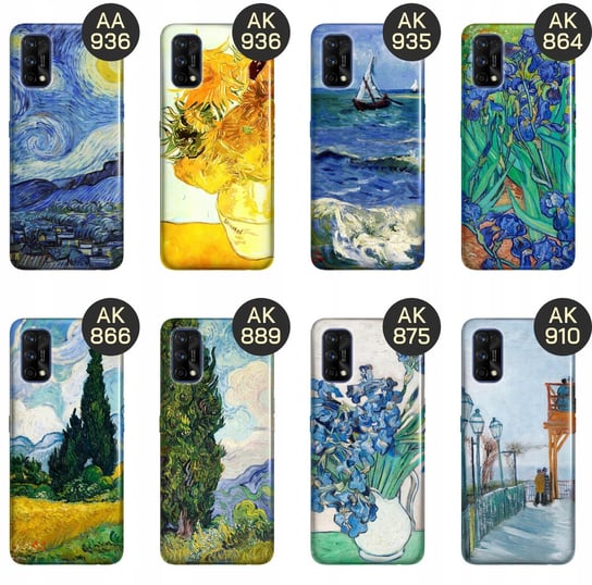 Etui Do Realme 7 Pro Wzory Vincent Van Gogh Van Gogh Gwieździsta Noc