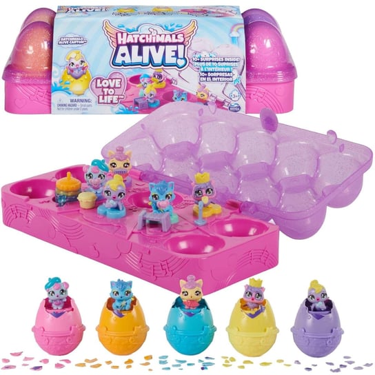 Hatchimals Alive Love To Live 5 Figurek W Jajkach I Akcesoria