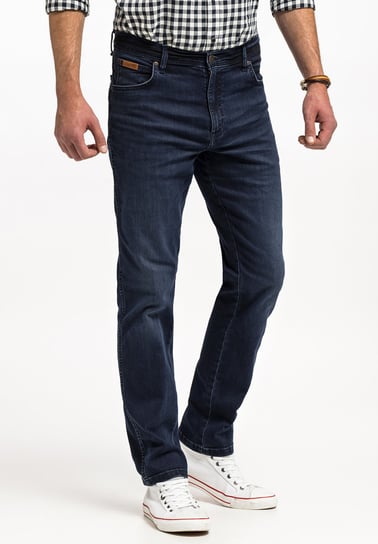 Męskie spodnie jeansowe proste Wrangler TEXAS W46 L30 Wrangler Moda