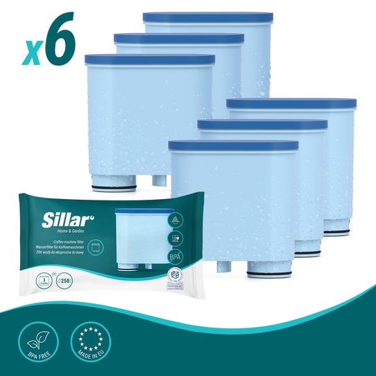 6x Sillar Filtr Wody Do Ekspresu Philips Saeco Z System AquaClean