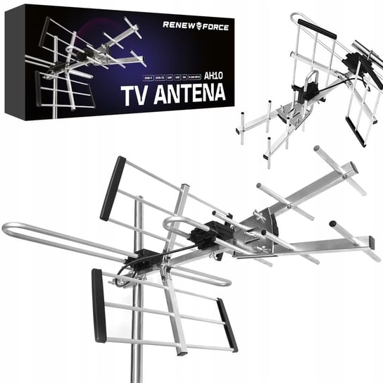 Antena DVBT2 do TV Naziemnej ZEWNĘTRZNA Kierunkowa Combo MUX8 HD 4K LTE