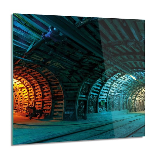 ArtprintCave Kopalnia Tunel Do Sypialni Foto Na Szkle 60x60 Cm