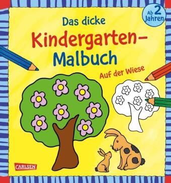 Ausmalbilder für Kita Kinder Das dicke Kindergarten Malbuch Auf der