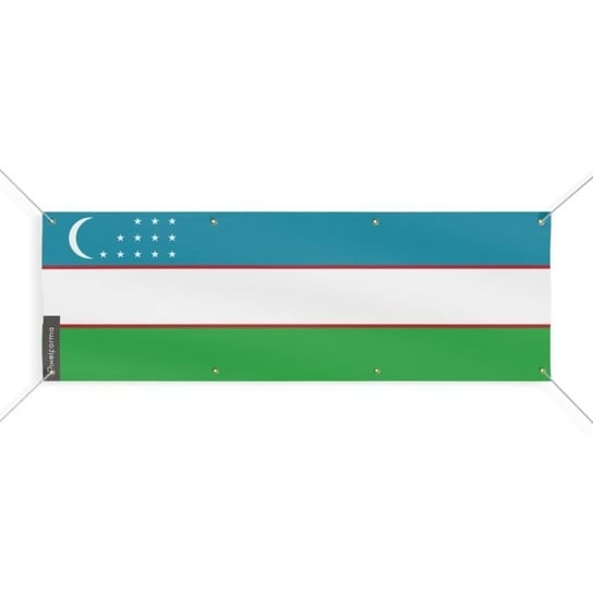 Baner Z Flag Uzbekistanu Oczek X Cm Inny Producent Majster