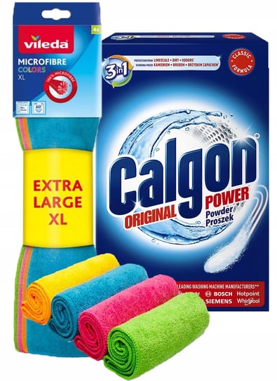 Calgon Odkamieniacz Pralki Vileda Mikrofibra 4 Szt Reckitt Benckiser