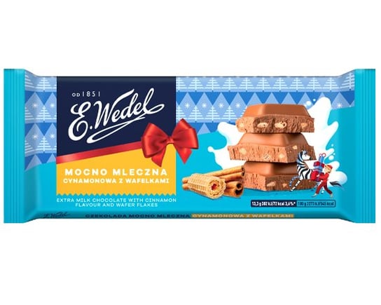 Czekolada Mocno Mleczna Cynamonowa Z Wafelkami 80 G E Wedel E Wedel