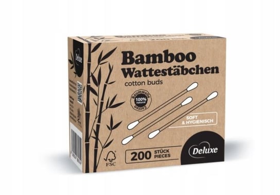 Deluxe Bamboo Patyczki Higieniczne 200szt Sklep EMPIK