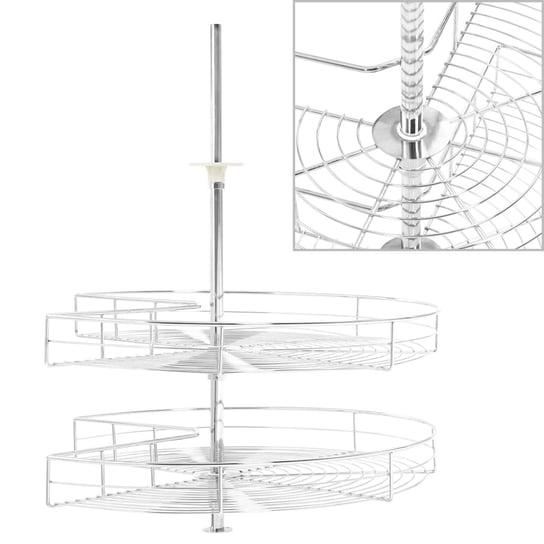 Druciany Kosz Kuchenny Srebrny 71x71x 60 80 Cm Zakito Sklep