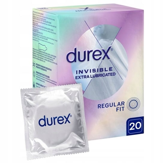 Durex Durex Prezerwatywy Invisible Dodatkowo Nawil Ane Szt Cienkie