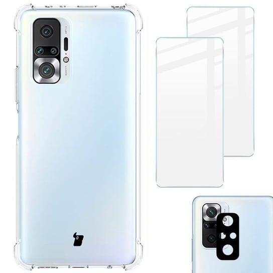 Etui 2x szkło aparat Bizon do Redmi Note 10 Pro Bizon Sklep