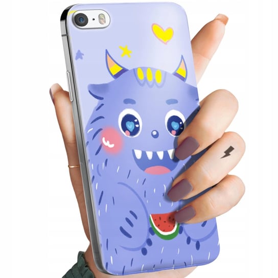 ETUI DO IPHONE 5 5S SE WZORY POTWORY POTWÓR MONSTER OBUDOWA