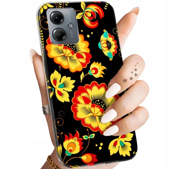 Etui Do Motorola Moto G Wzory Folk Ludowe Folklorystyczne Obudowa