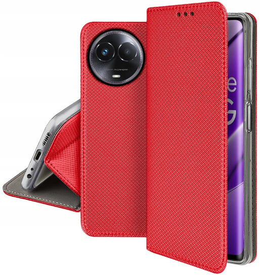 Etui Do Realme 11 5G Smart Magnet Case Portfel Szkło 9H Krainagsm