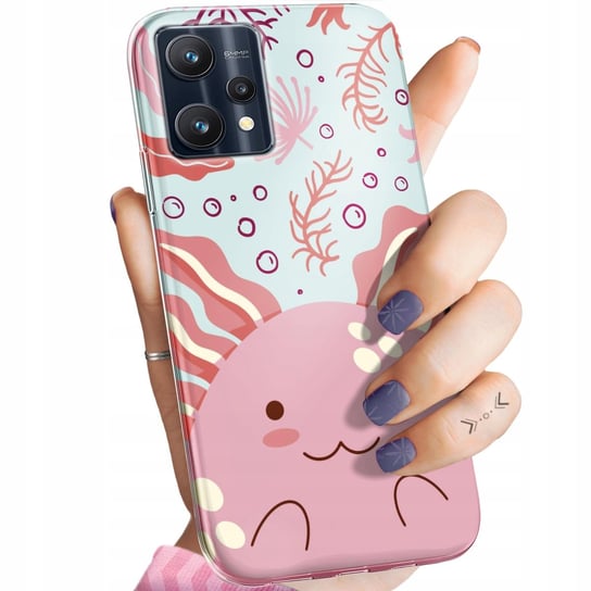 Etui Do Realme 9 Pro Wzory Axolotl Aksolotl Z Aksolotlem Obudowa