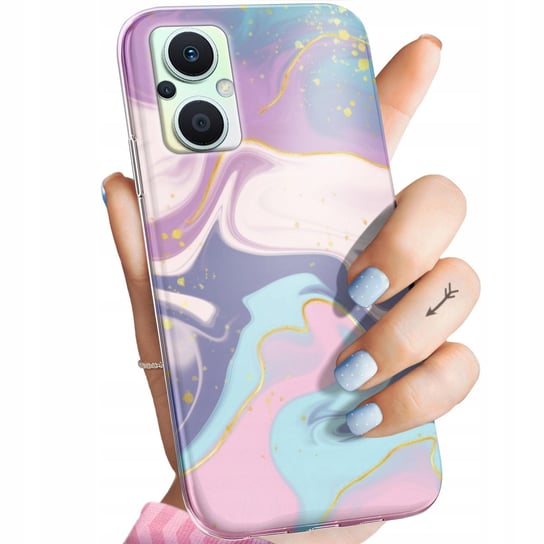 Etui Do Reno 7Z 5G 7 Lite 5G 8 Lite 5G Wzory Pastele Ilustracja Kolory