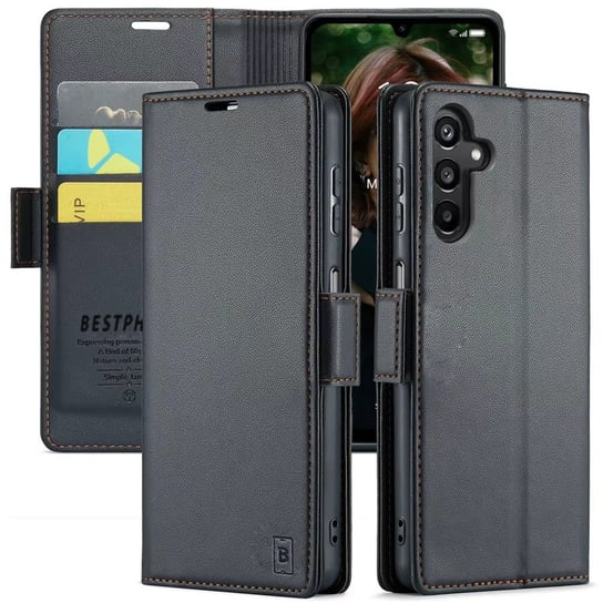 Etui Portfel Bestphone Do Samsung Galaxy A16 Pokrowiec Z Klapk Z Ochron