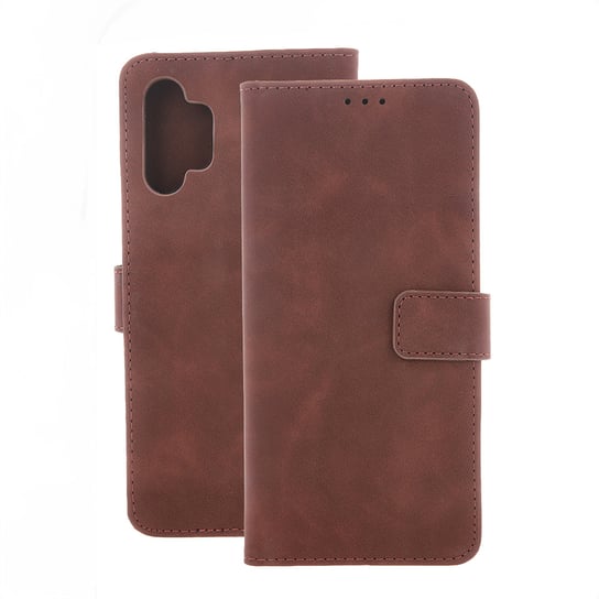 Etui Smart Velvet do Xiaomi Redmi Note 13 Pro Plus 5G global brązowe