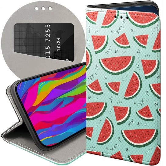 Etui Z Klapk Do Google Pixel Wzory Owoce Arbuz Ananas Cytryny