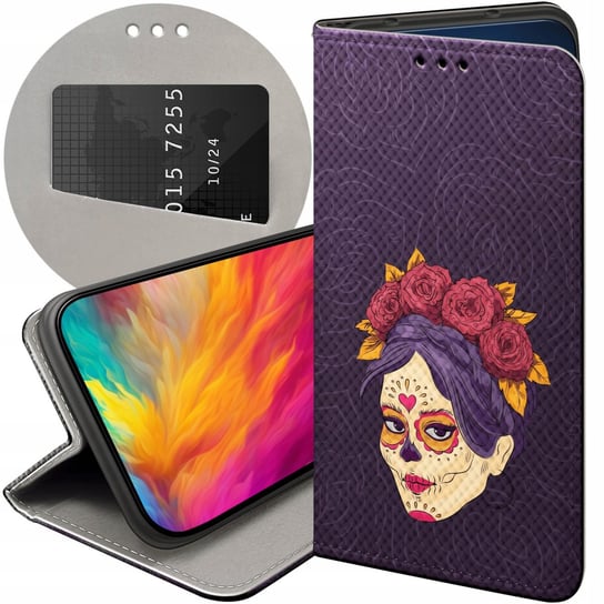 ETUI Z KLAPKĄ DO SAMSUNG GALAXY S21 ULTRA WZORY MEKSYK TEQUILA