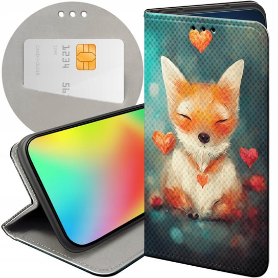 Etui Z Klapk Do Samsung Galaxy S Plus Wzory Liski Lisy Fox Futera