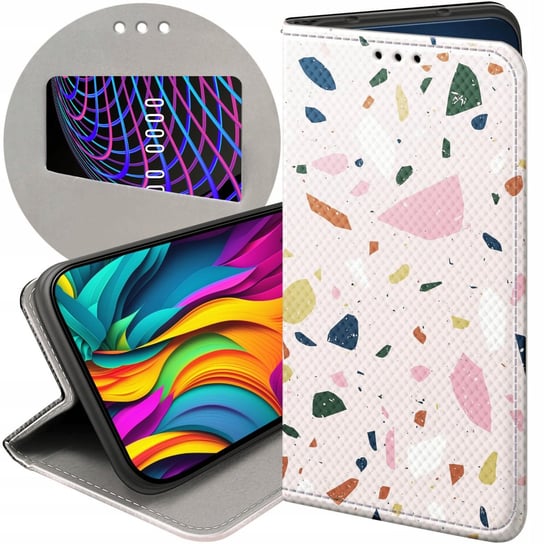 Etui Z Klapk Do Xiaomi Lite Civi Wzory Lastriko Terrazzo